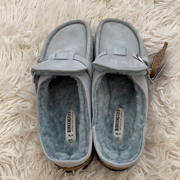 NWB Birkenstock buckley genuine shearling mule - Picture 14 of 14